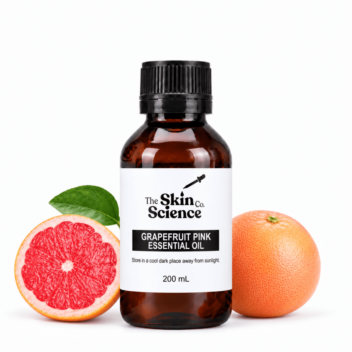 Grapefruit Pink Essential Oil 200 mL — SSC approved size-specific packaging