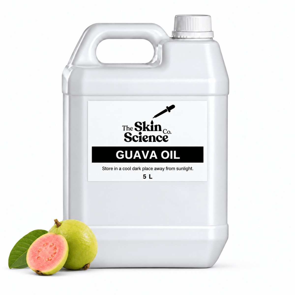 Guava Oil (bulk wholesale) 5 L, cosmetic-grade carrier oil | The Skin Science Company