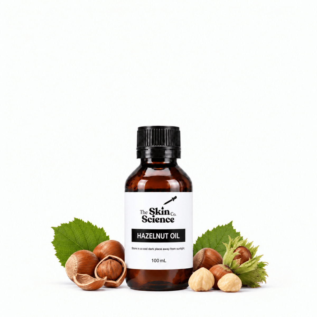 Hazelnut Oil 100 ml, cosmetic-grade carrier oil | The Skin Science Company