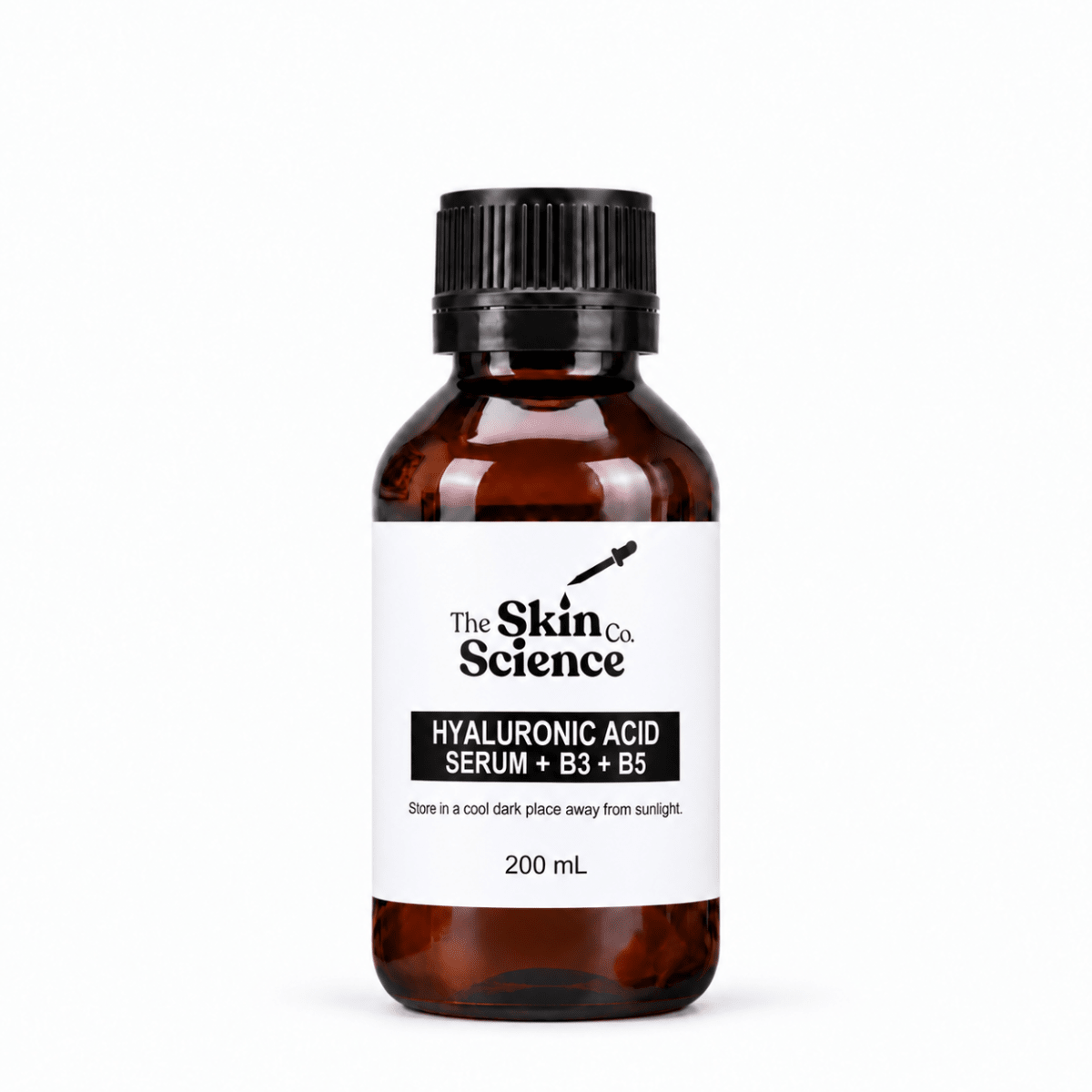 Hyaluronic Acid Serum + B3 + B5 200 ml, skincare serum | The Skin Science Company
