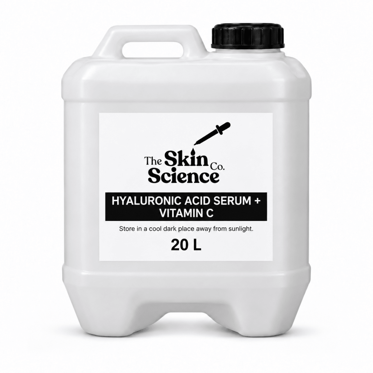 Hyaluronic Acid Serum + Vitamin C (bulk wholesale) 20 L, skincare serum | The Skin Science Company