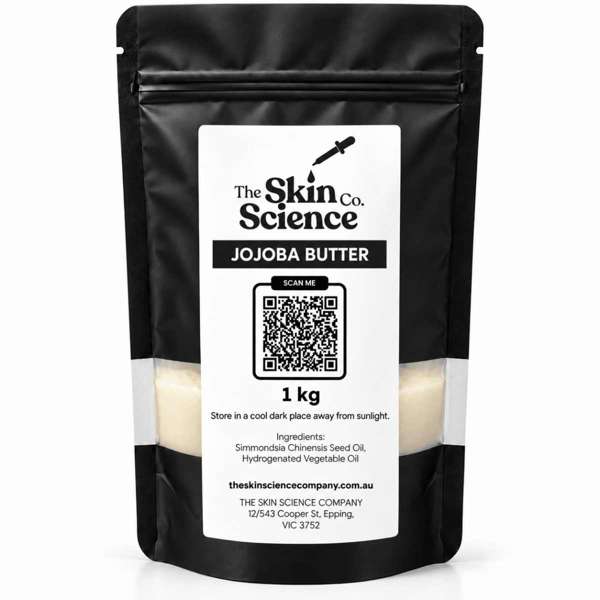 Jojoba Butter (bulk wholesale) 1 kg, natural butter | The Skin Science Company