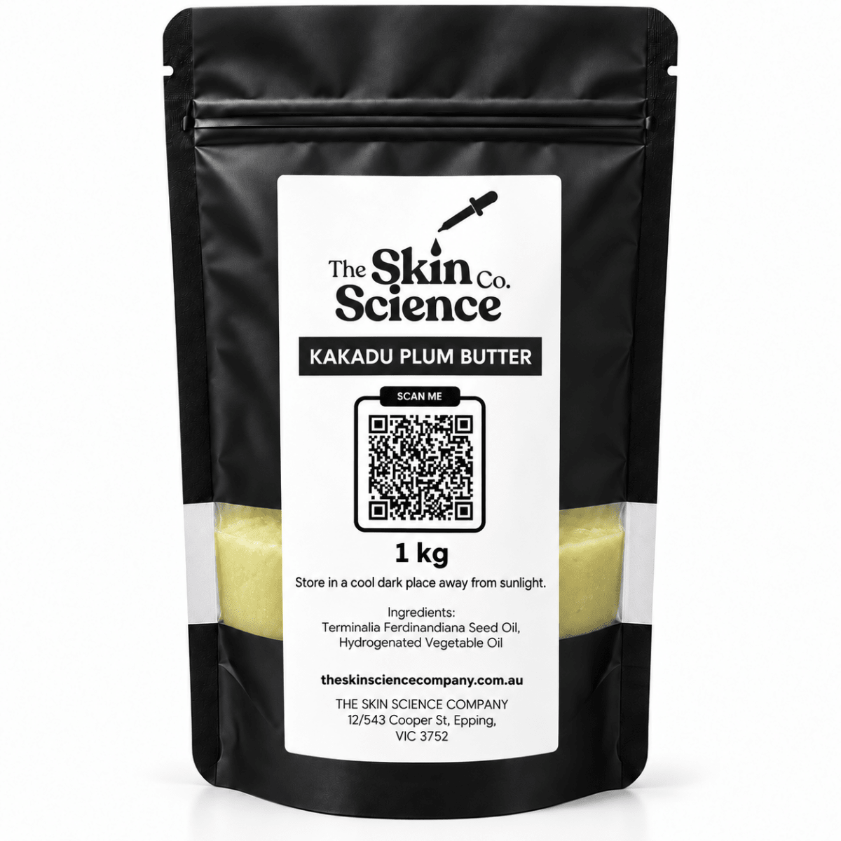 Kakadu Plum Butter (bulk wholesale) 1 kg, natural butter | The Skin Science Company
