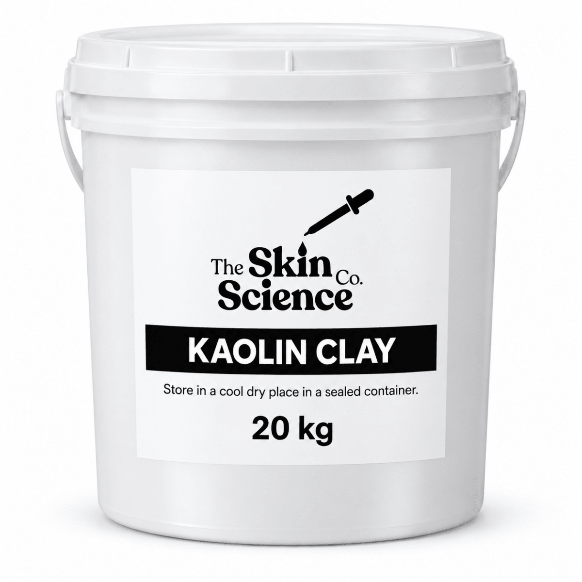 Kaolin Clay (bulk wholesale) 20 kg, cosmetic clay | The Skin Science Company