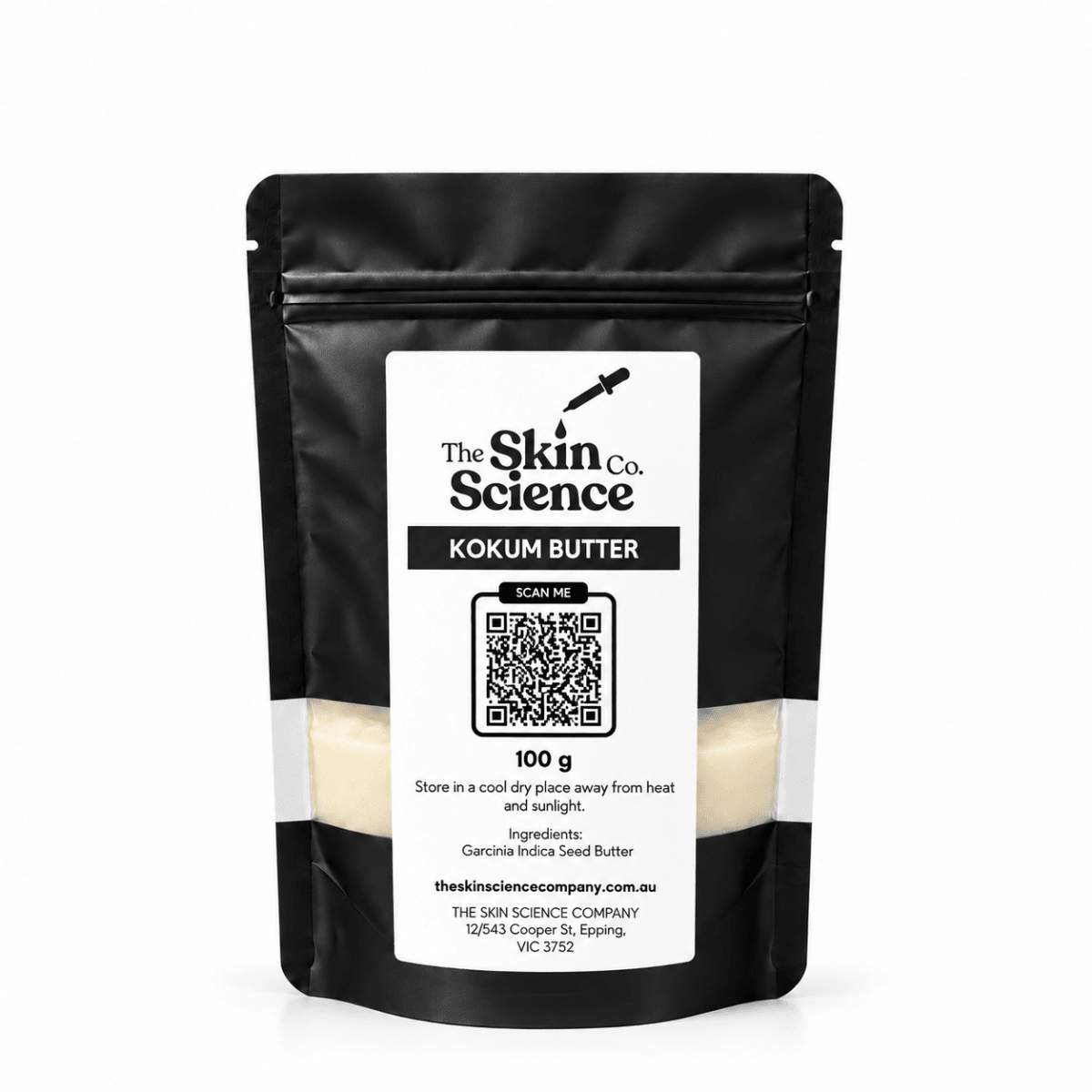 Kokum Butter 100 g, natural butter | The Skin Science Company