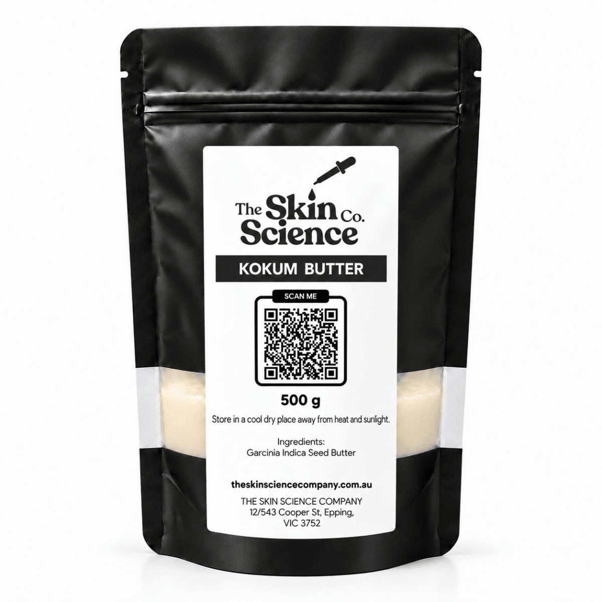 Kokum Butter 500 g, natural butter | The Skin Science Company