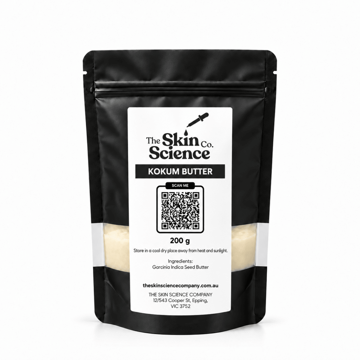 Kokum Butter 200 g, natural butter | The Skin Science Company