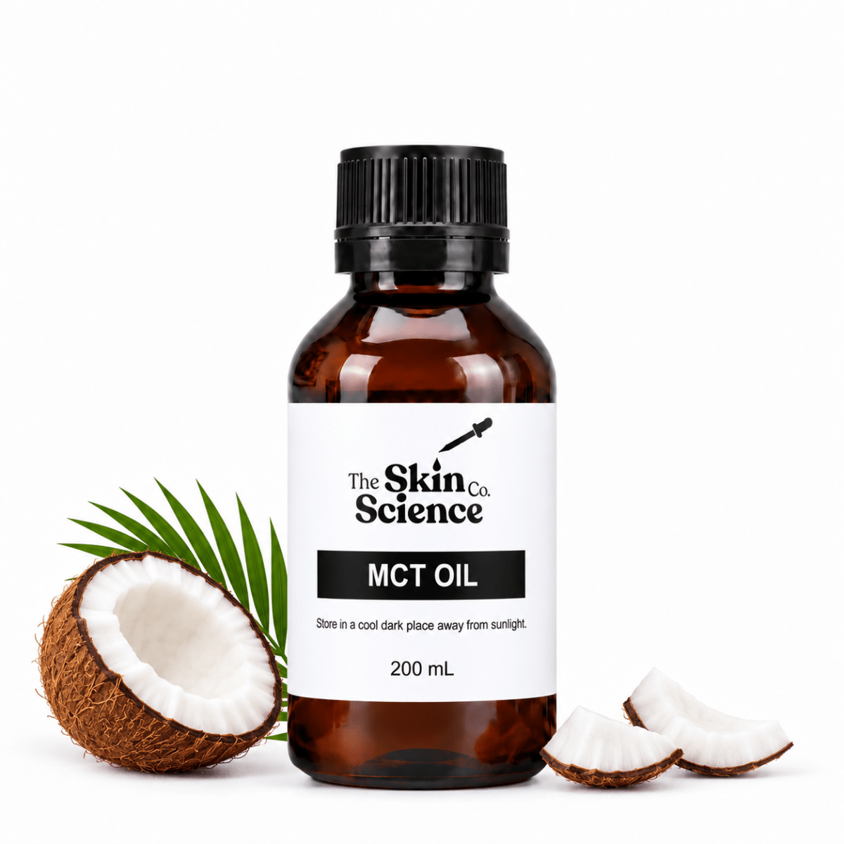 MCT Oil: Caprylic/Capric Triglyceride 200 ml, cosmetic ingredient | The Skin Science Company