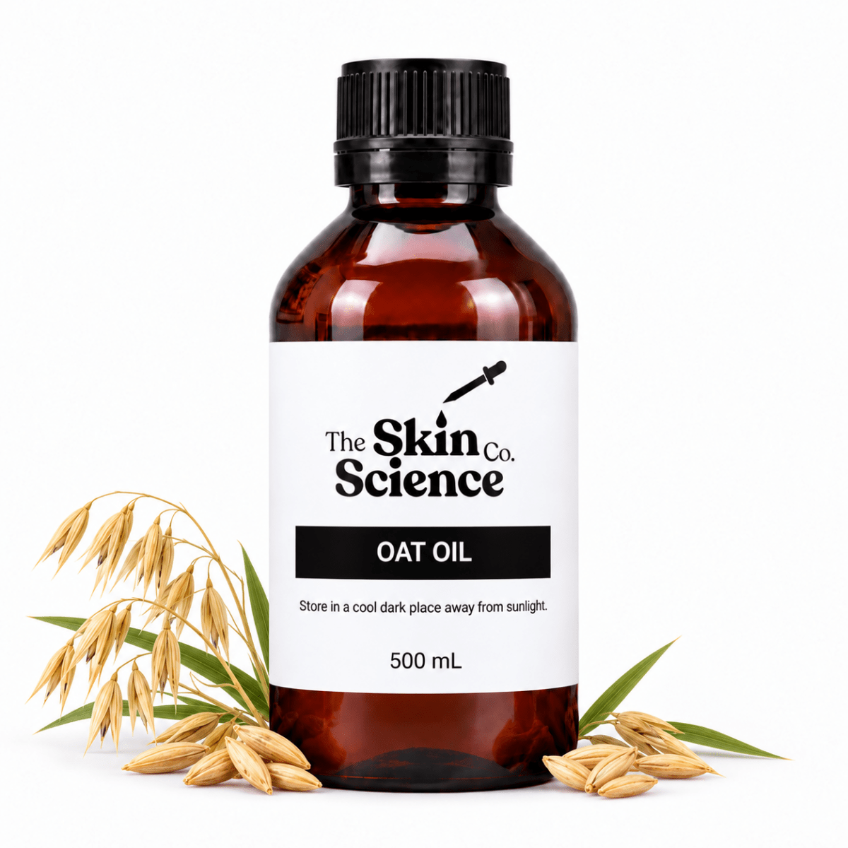 Oat Oil 500 ml, cosmetic-grade carrier oil | The Skin Science Company