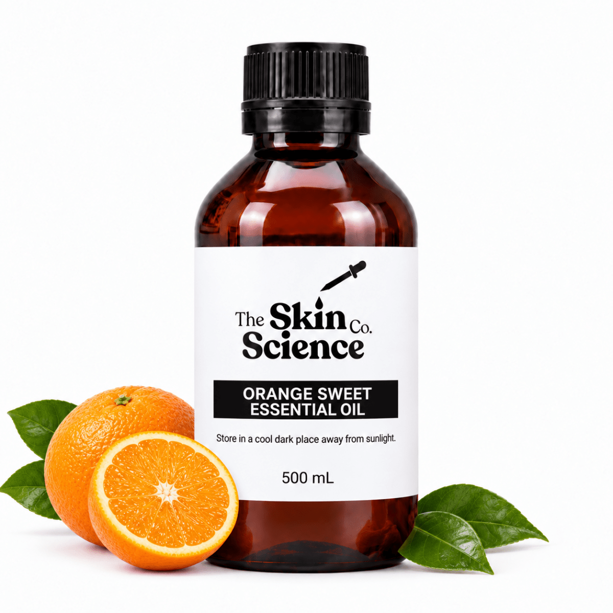 Orange Sweet Essential Oil 500 ml, essential oil | The Skin Science Company