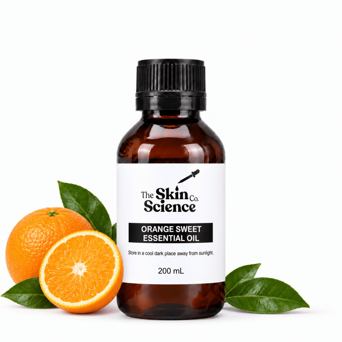 Orange Sweet Essential Oil 200 ml, essential oil | The Skin Science Company