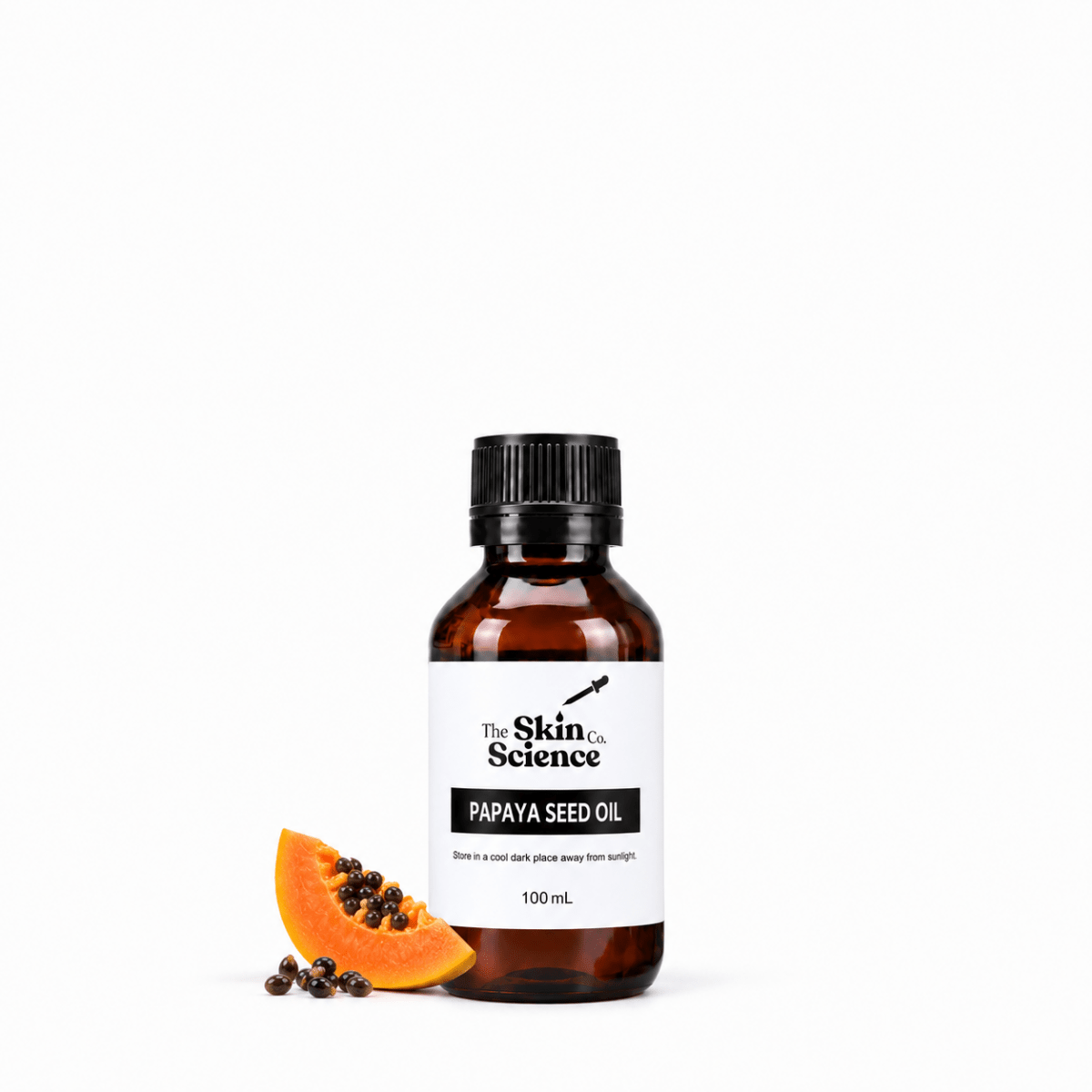 Papaya Seed Oil 100 ml, cosmetic-grade carrier oil | The Skin Science Company