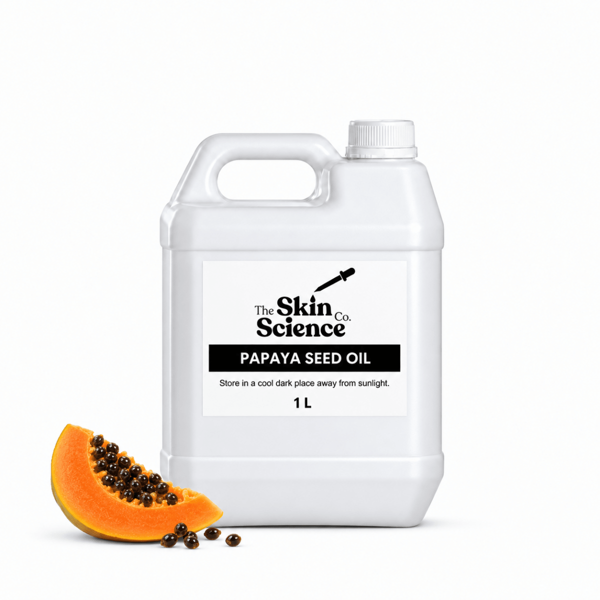 Papaya Seed Oil (bulk wholesale) 1 L, cosmetic-grade carrier oil | The Skin Science Company