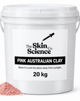 Pink Australian Clay (bulk wholesale) 20 kg, cosmetic clay | The Skin Science Company