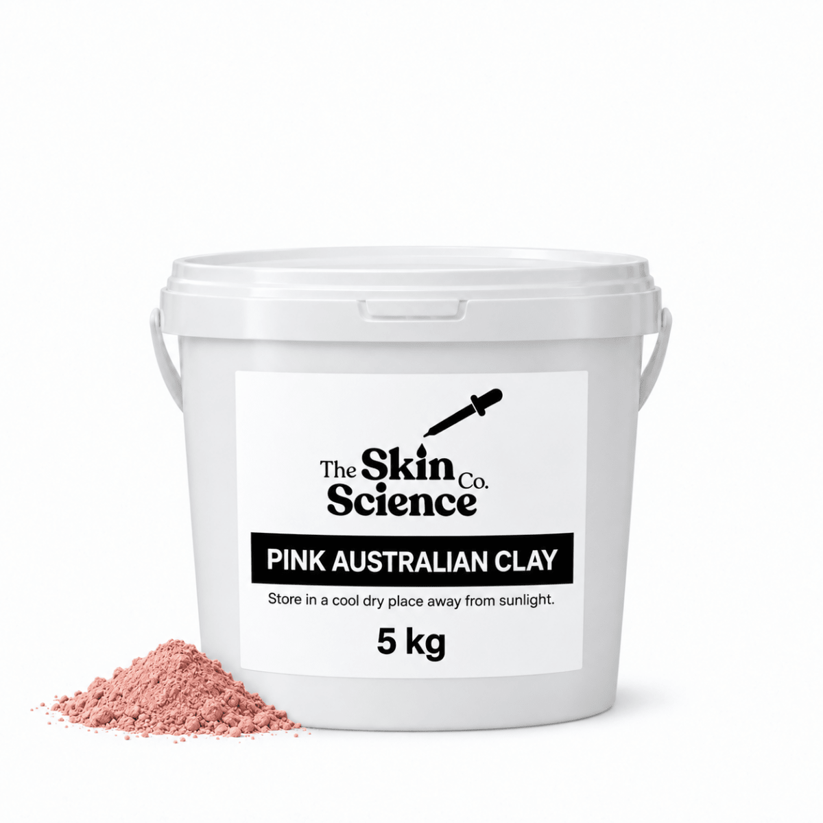 Pink Australian Clay (bulk wholesale) 5 kg, cosmetic clay | The Skin Science Company