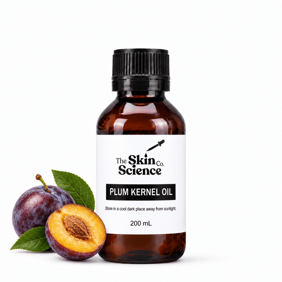 Plum Kernel Oil 200 ml, cosmetic-grade carrier oil | The Skin Science Company