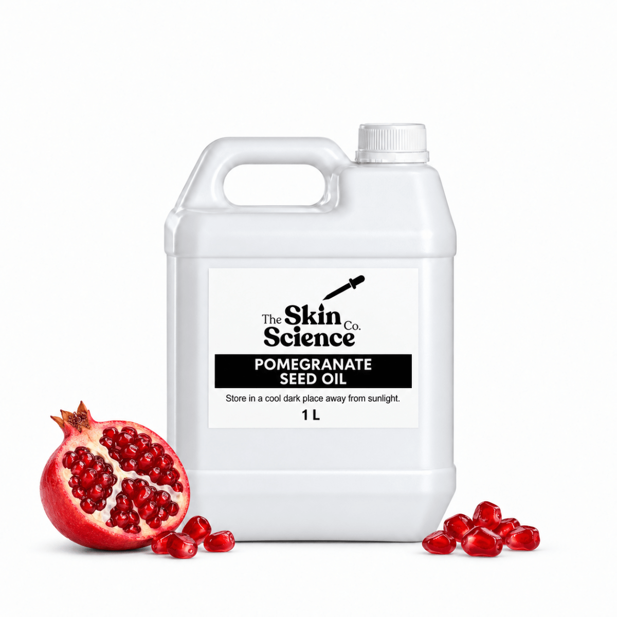 Pomegranate Seed Oil (bulk wholesale) 1 L, cosmetic-grade carrier oil | The Skin Science Company