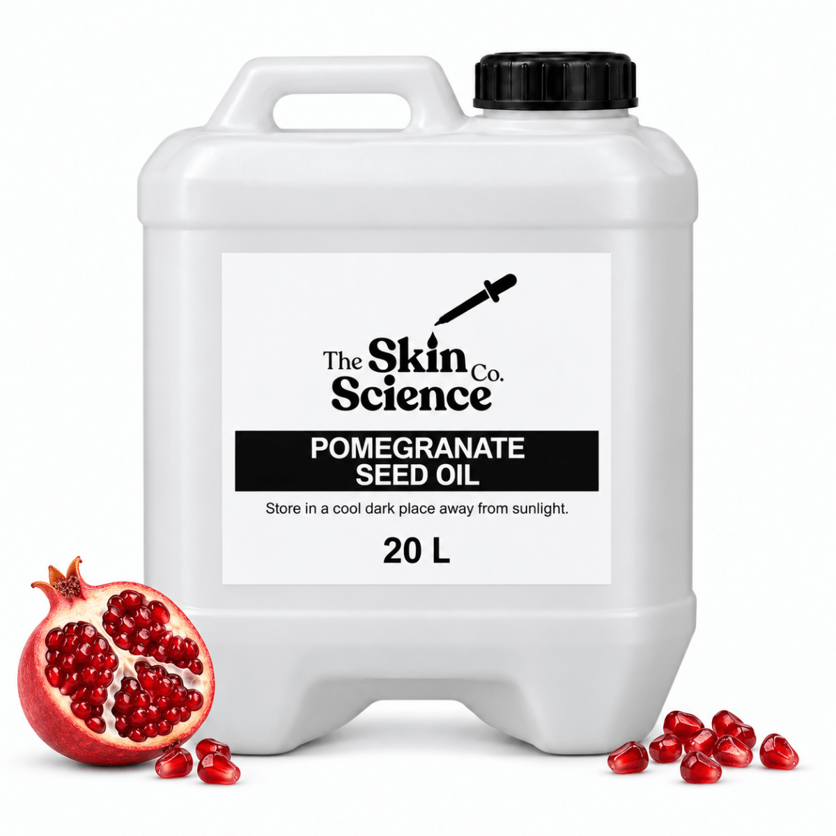 Pomegranate Seed Oil (bulk wholesale) 20 L, cosmetic-grade carrier oil | The Skin Science Company