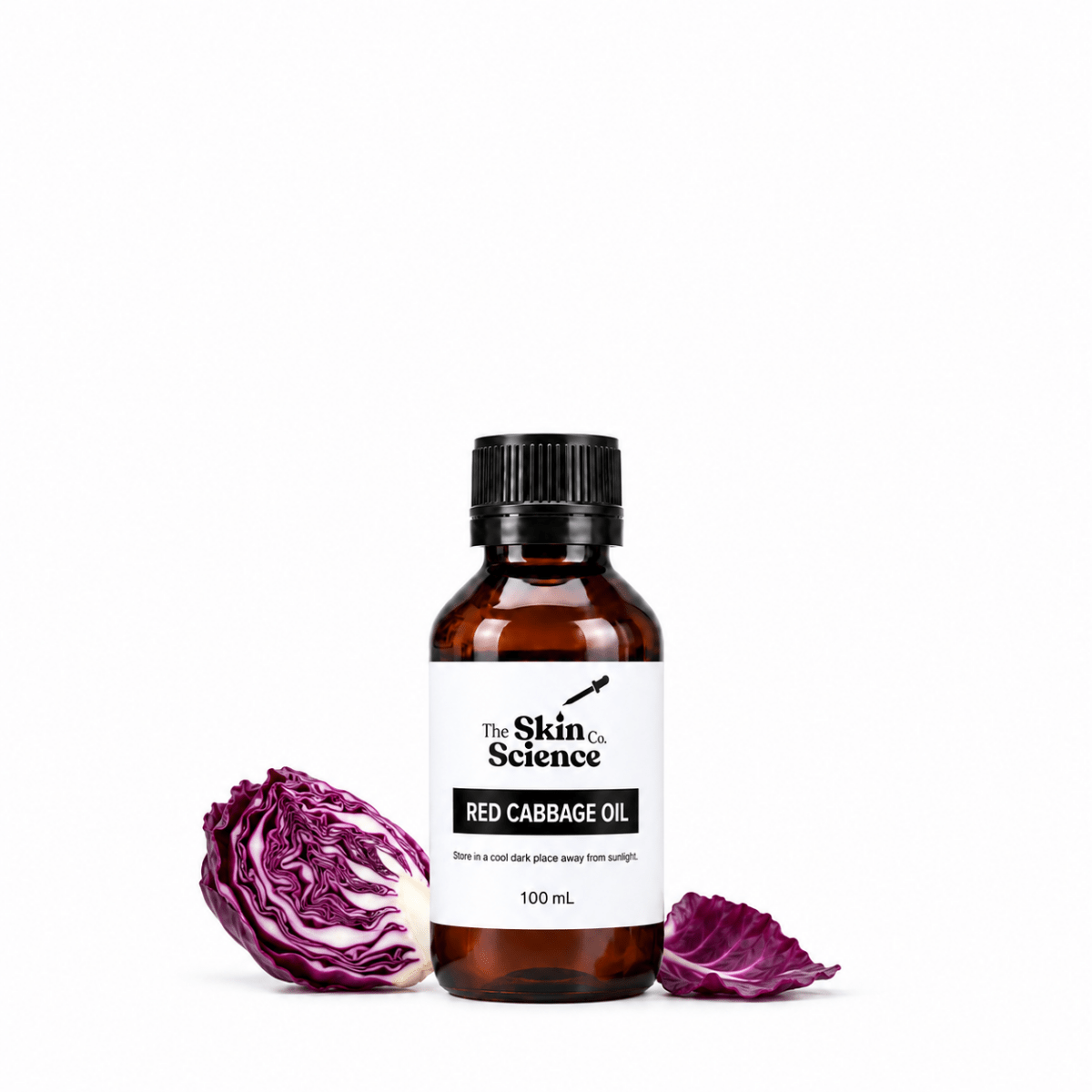 Red Cabbage Oil 100 ml, cosmetic-grade carrier oil | The Skin Science Company