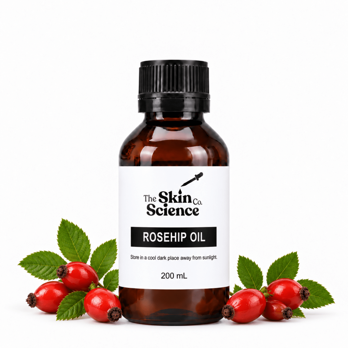 Rosehip Oil 200 ml, cosmetic-grade carrier oil | The Skin Science Company
