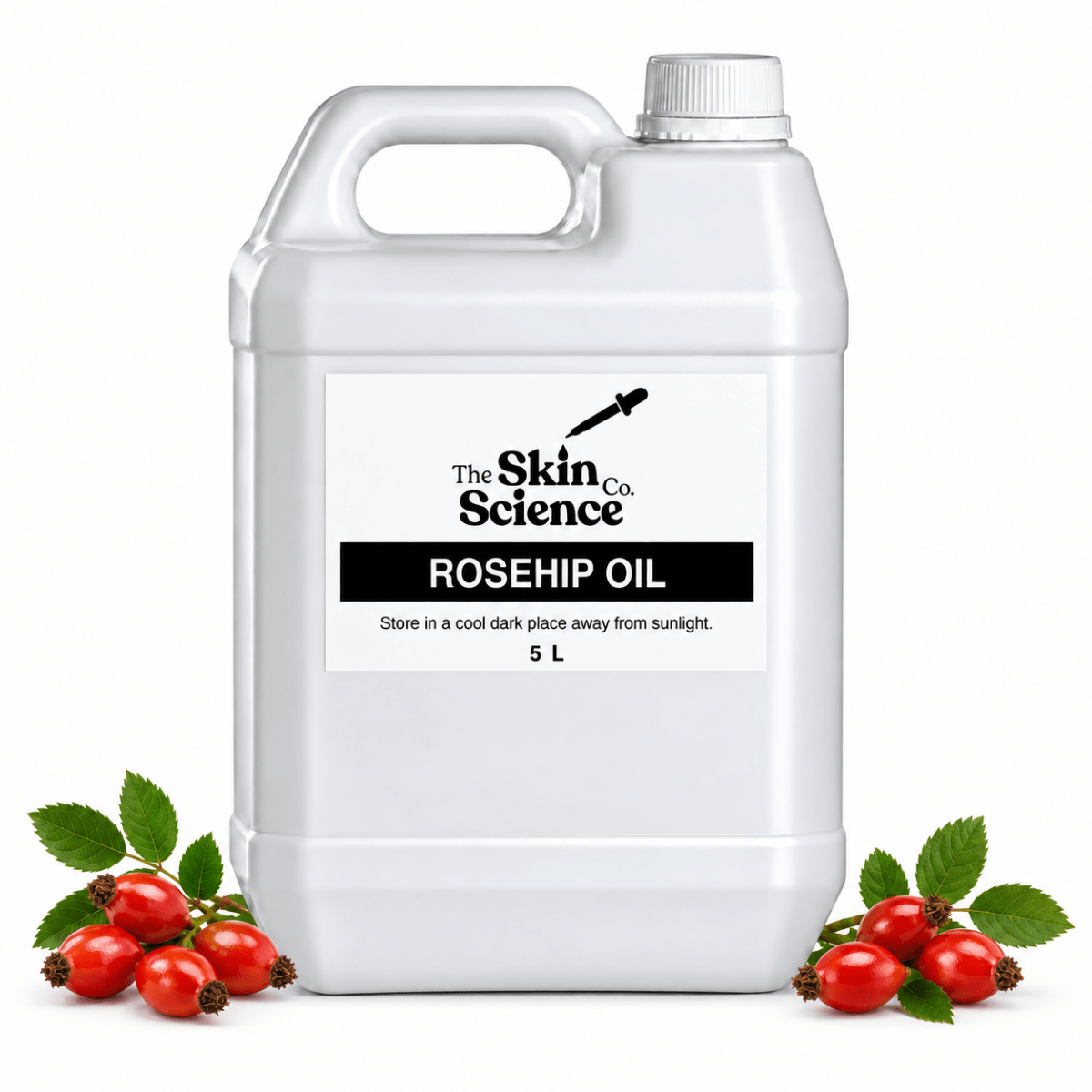 Rosehip Oil (bulk wholesale) 5 L, cosmetic-grade carrier oil | The Skin Science Company