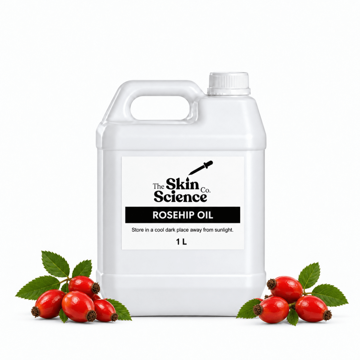 Rosehip Oil (bulk wholesale) 1 L, cosmetic-grade carrier oil | The Skin Science Company