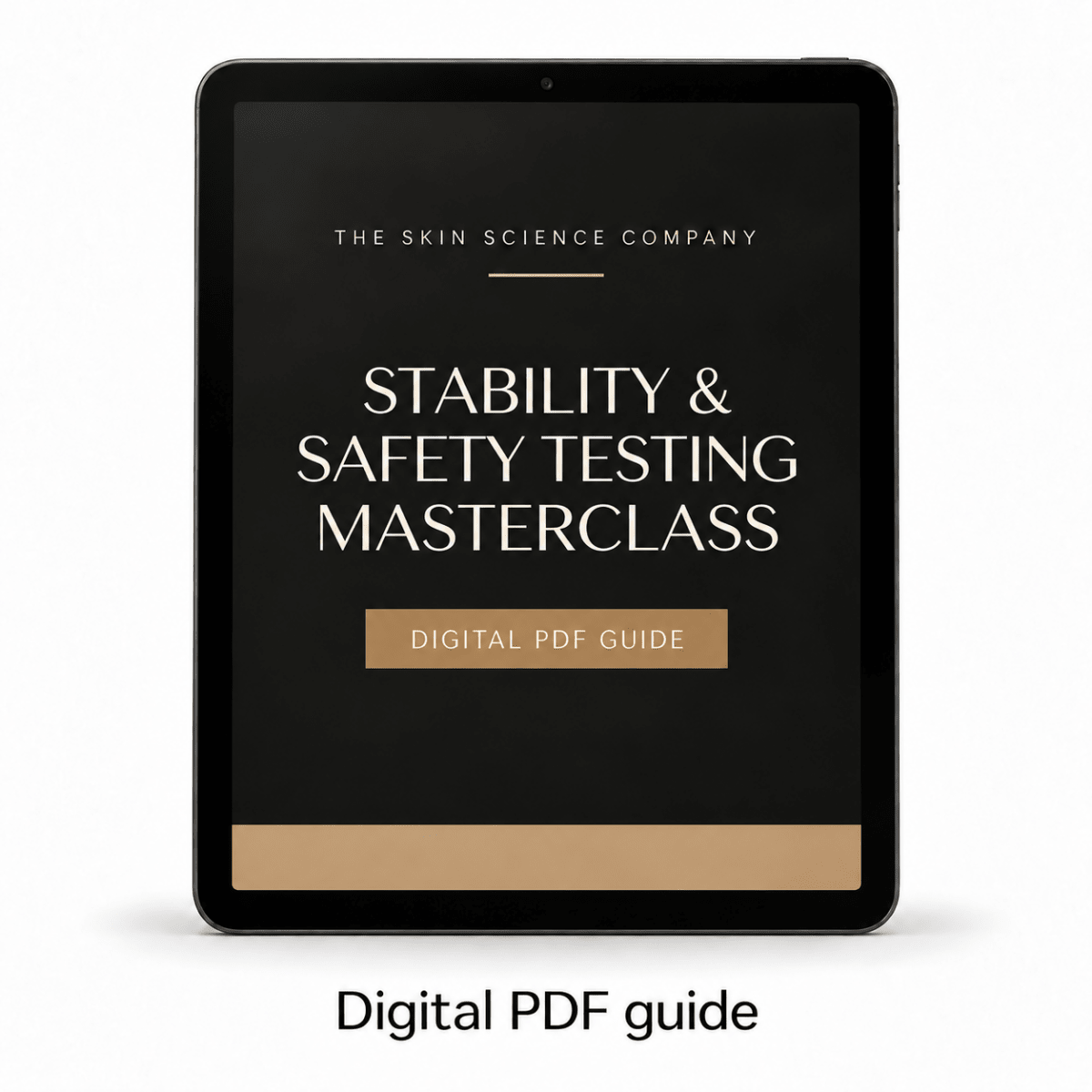 Stability and Safety Testing Masterclass eBook, digital formulation guide (PDF) | The Skin Science Company