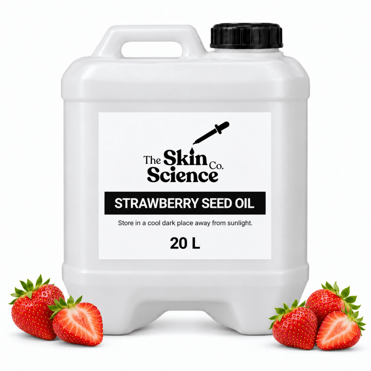 Strawberry Seed Oil (bulk wholesale) 20 L, cosmetic-grade carrier oil | The Skin Science Company