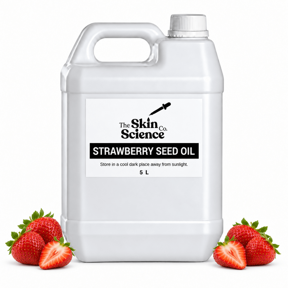 Strawberry Seed Oil (bulk wholesale) 5 L, cosmetic-grade carrier oil | The Skin Science Company