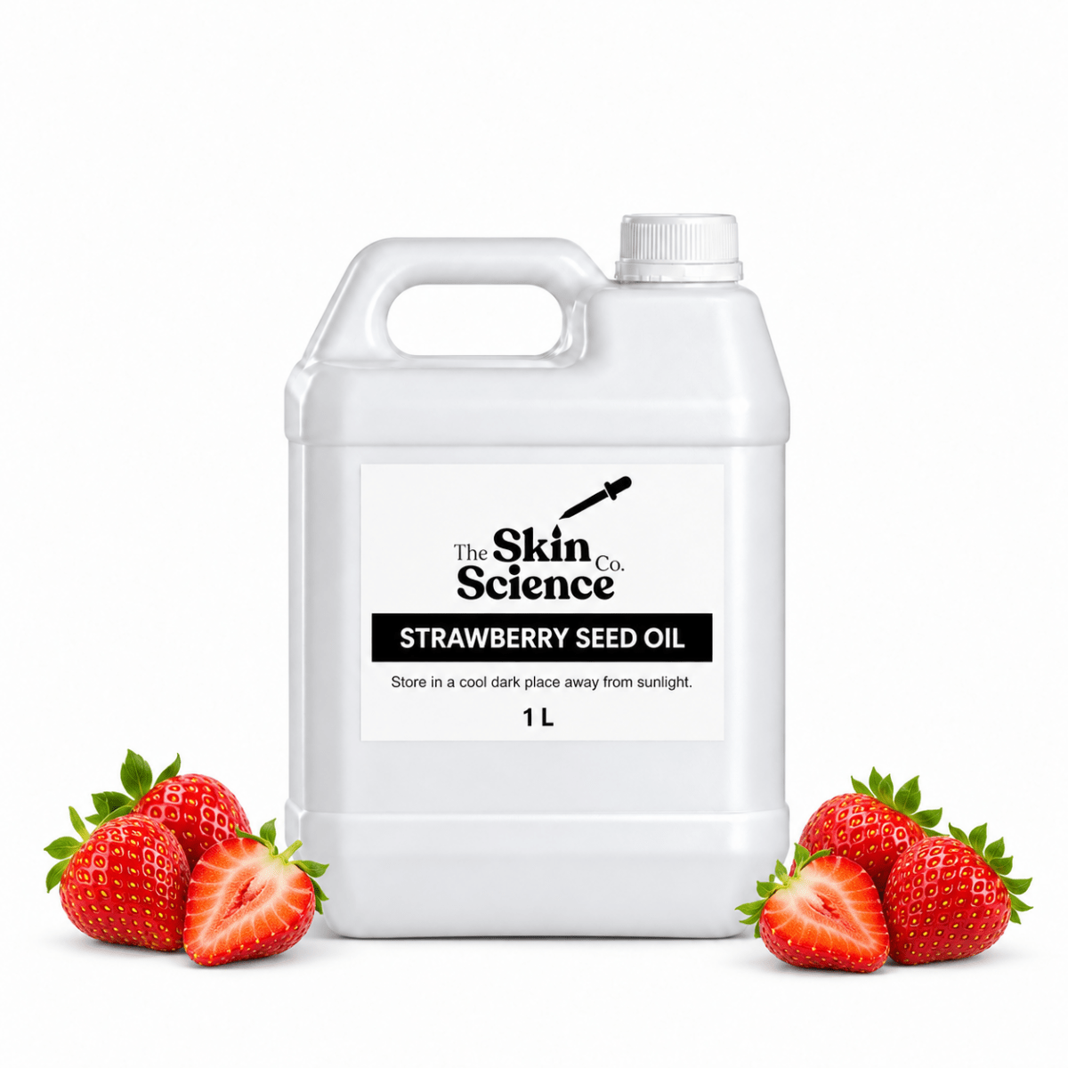 Strawberry Seed Oil (bulk wholesale) 1 L, cosmetic-grade carrier oil | The Skin Science Company